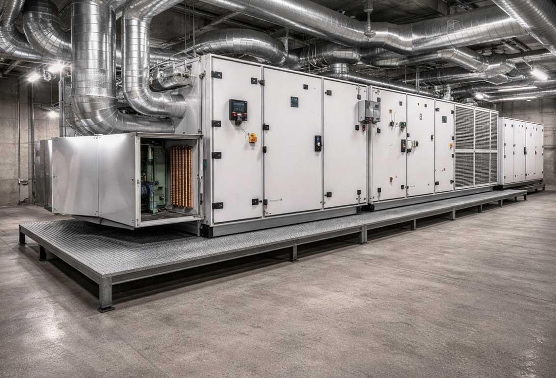 AHU-3 filter and coil clean